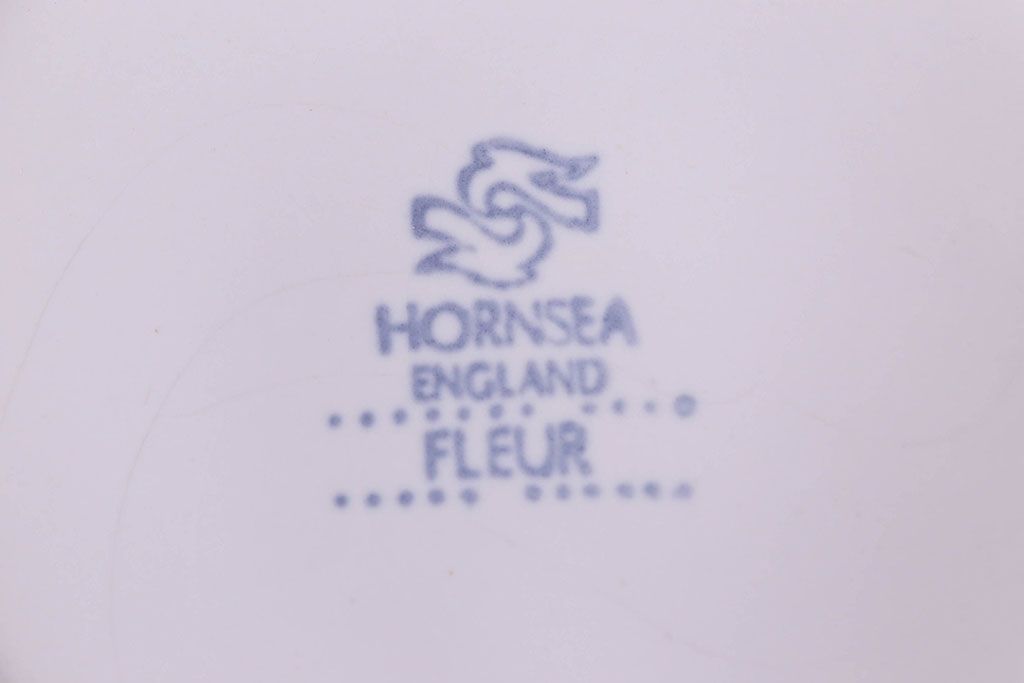 アンティーク雑貨　イギリスビンテージ　Hornsea(ホーンジー)　FLEUR(フルール)　カップ&ソーサー2客セット