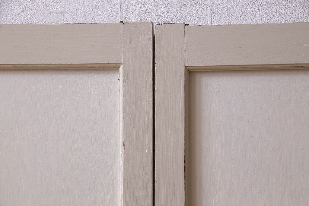 ペイント建具　優しい色合いが素敵な引き戸(窓、仕切り戸)2枚セット