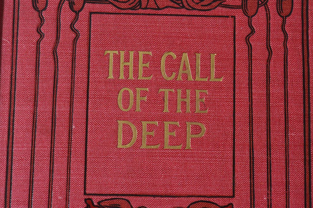 アンティーク雑貨　イギリスアンティーク　THE CALL OF THE DEEP　NISBET　洋書(ブック、古書、本)