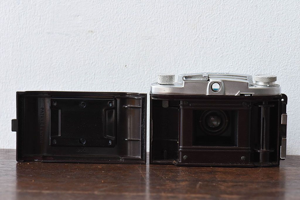 アンティーク雑貨　ビンテージ　小西六　konilette(コニレット)の蛇腹カメラ(ディスプレイ雑貨)