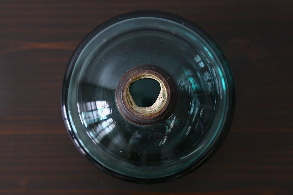 アンティーク雑貨　昭和レトロ　アウトドアの雰囲気を味わえる吊りランプ(オイルランプ)(1)