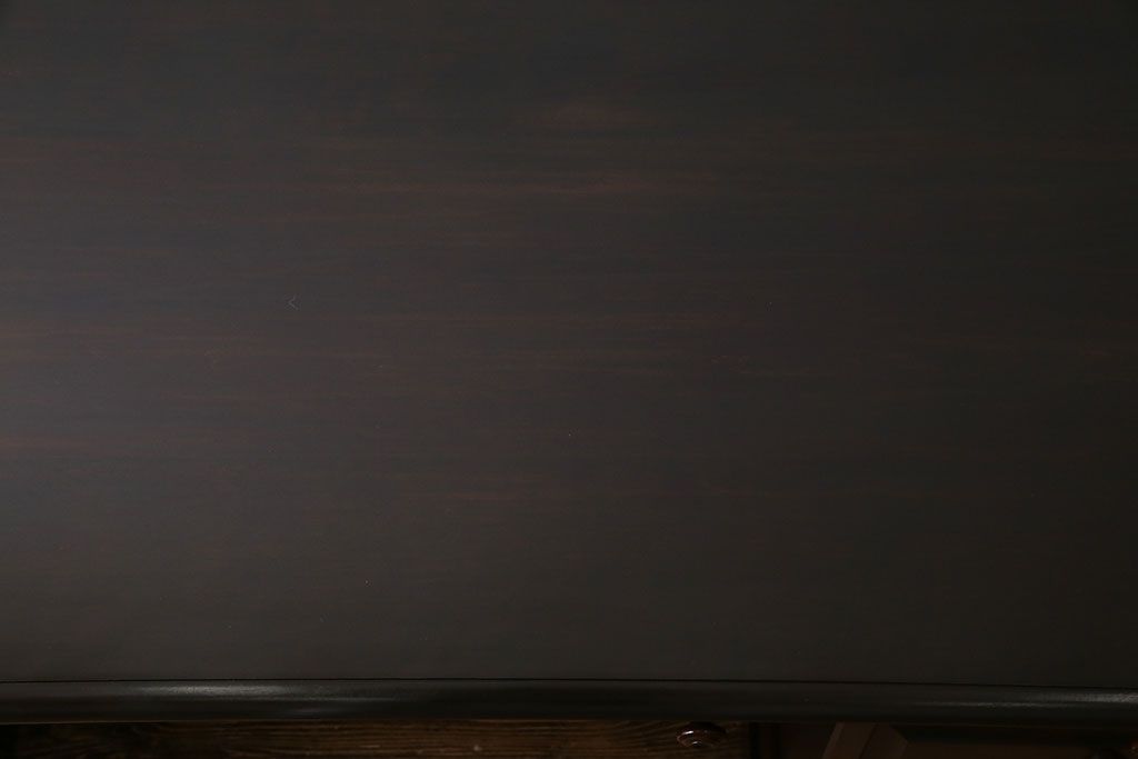 中古　北海道民芸家具　421 樺材　重厚なデスク(片袖机、在宅ワーク、在宅用学習机)(1)