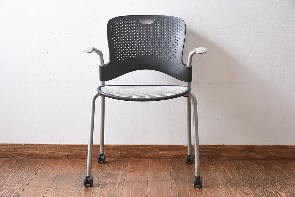 中古　ハーマンミラー社(Hermanmiller)　Caper Chair　ケイパーチェア(オフィスチェア、椅子、イス)(定価約6万円)(1)