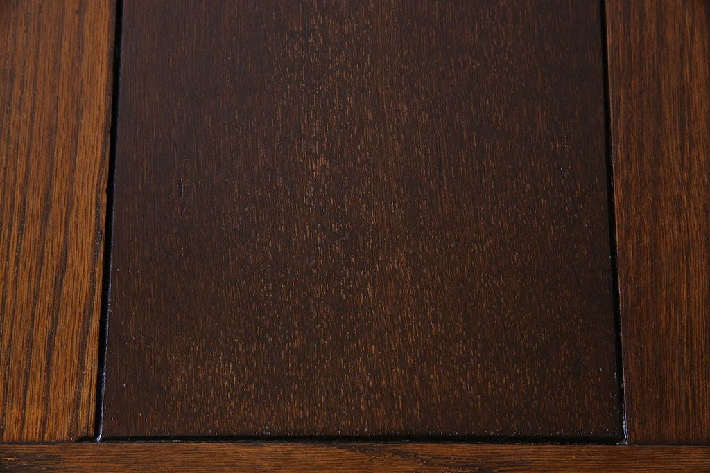 アンティーク家具　イギリスアンティーク　オーク材製ツイストレッグが印象的なエクステンションテーブル(ダイニングテーブル)