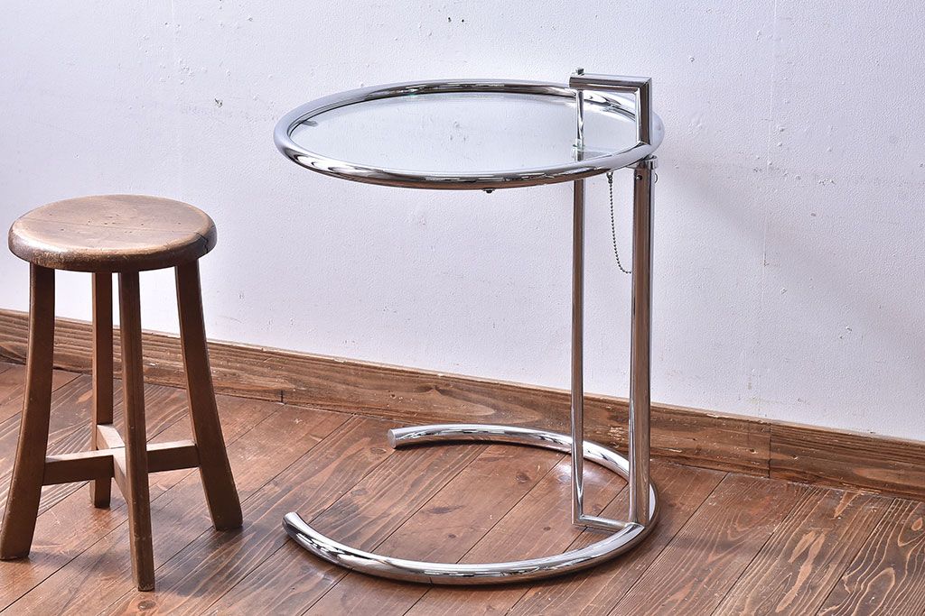 中古　ClassiCon(クラシコン)　Eileen Gray(アイリーン・グレイ)　ADJUSTABLE TABLE　E1027　アジャスタブルテーブル(サイドテーブル)(2)