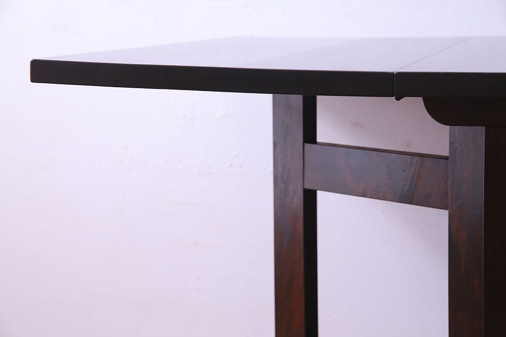 中古　ビンテージ　松本民芸家具　♯11型　上品なデザインのバタフライテーブル(エクステンションテーブル、机)