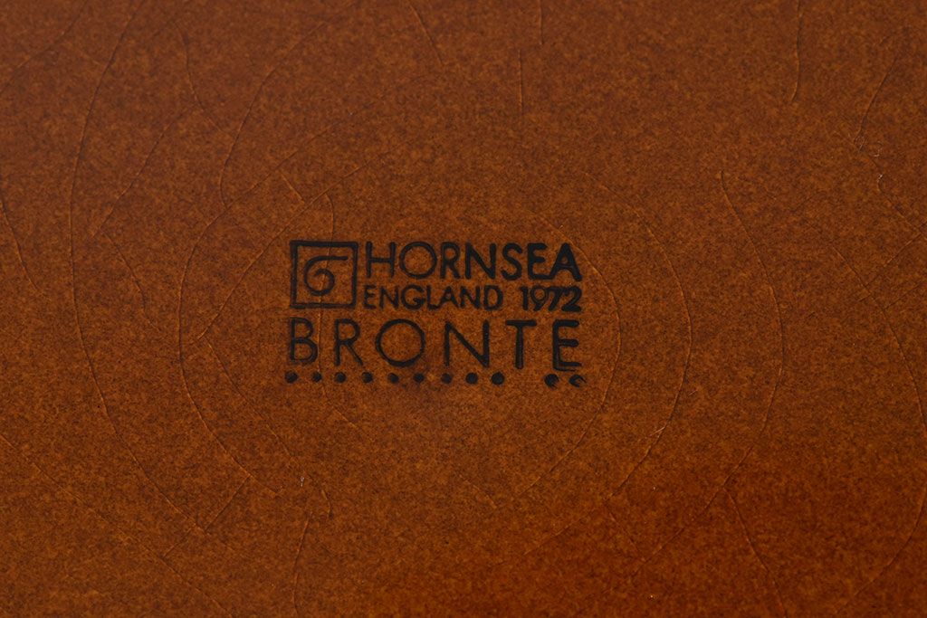 アンティーク雑貨　イギリスビンテージ　HORNSEA(ホーンジー)　BRONTE(ブロンテ)シリーズ　プレート(皿)2枚セット(3)