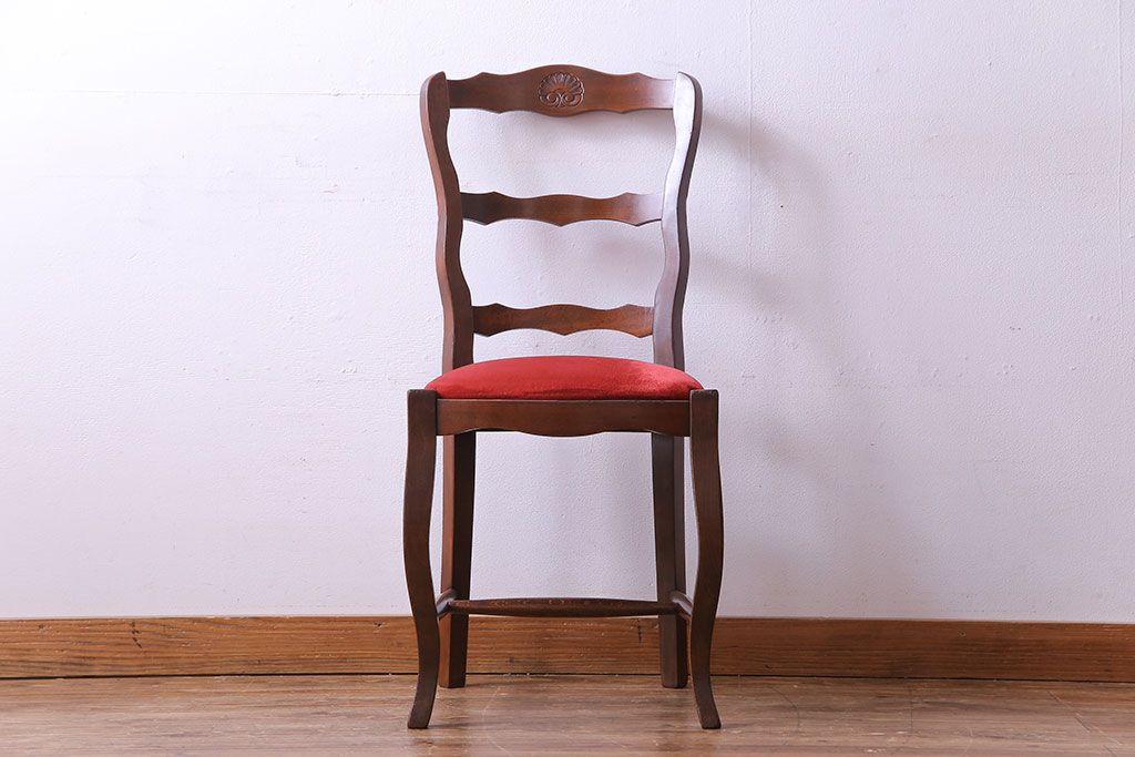 中古　Henri Julien(アンリ・ジュリアン)　フレームの形が独創的なダイニングチェア(椅子)(1)