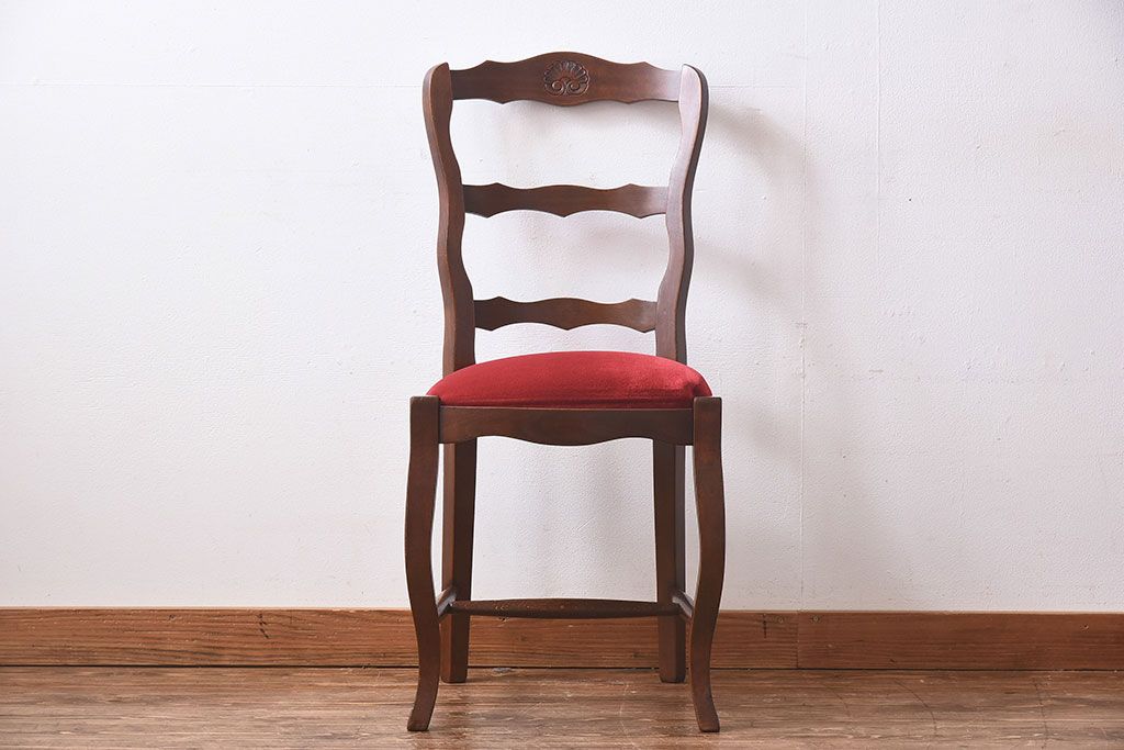 中古　Henri Julien(アンリ・ジュリアン)　フレームの形が独創的なダイニングチェア(椅子)