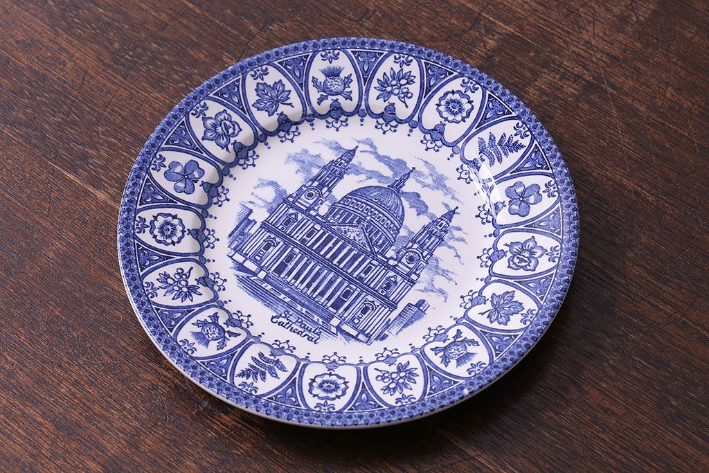 イギリス製　チャールズ皇太子とダイアナ妃 メモリアルプレート(皿)