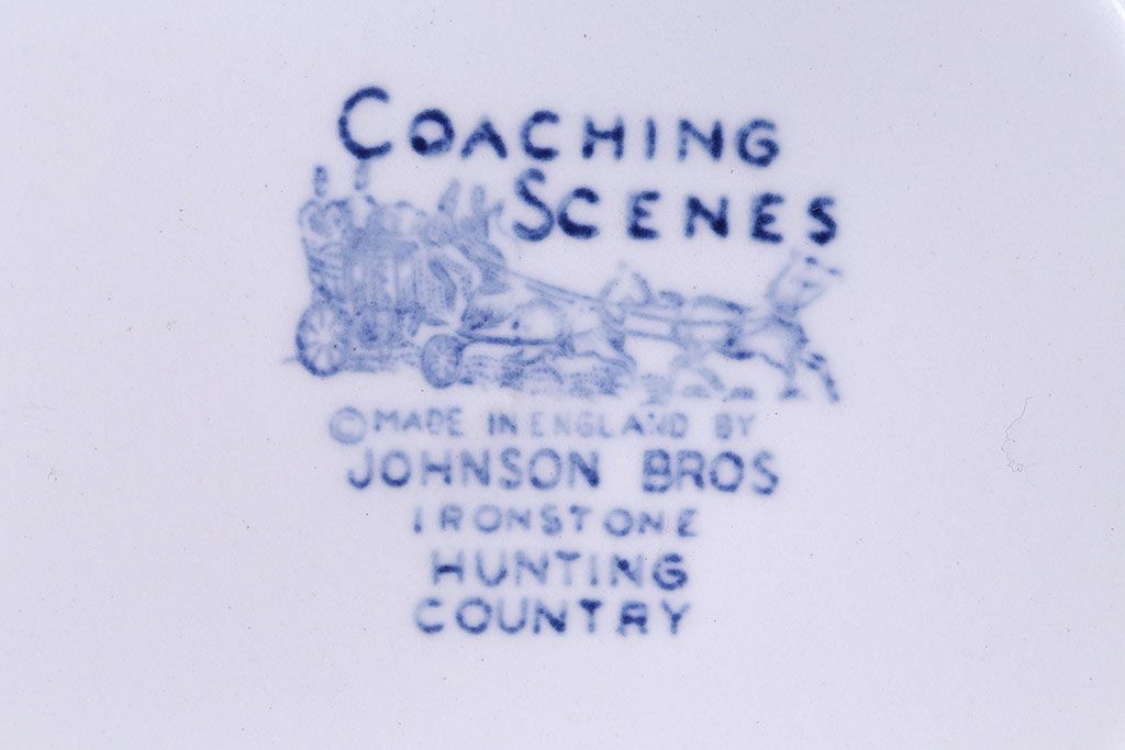 イギリス製　JOHNSON BROS(ジョンソン・ブラザーズ)　絵画のようなプレート(皿)(1)