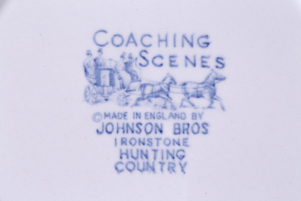 イギリス製　JOHNSON BROS(ジョンソン・ブラザーズ)　絵画のようなプレート(皿)(2)