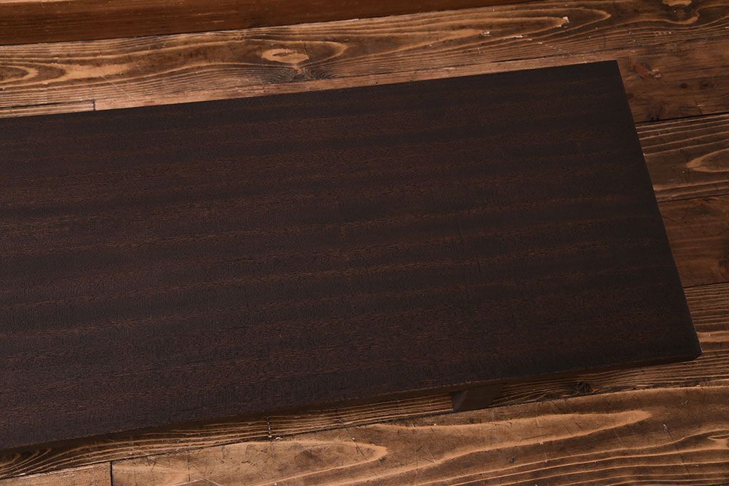 アンティーク家具　昭和　天板一枚板　シンプルな裁ち板(ローテーブル、ローボード、作業台)