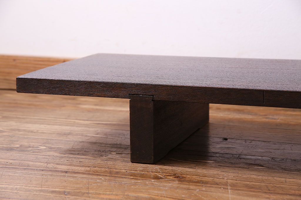 アンティーク家具　昭和　天板一枚板　シンプルな裁ち板(ローテーブル、ローボード、作業台)