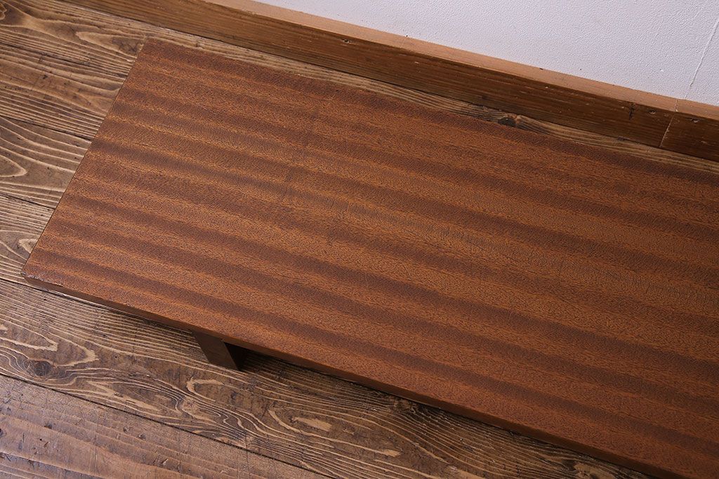 アンティーク家具　昭和　天板一枚板　使い勝手の良い裁ち板(ローテーブル、ローボード、作業台)