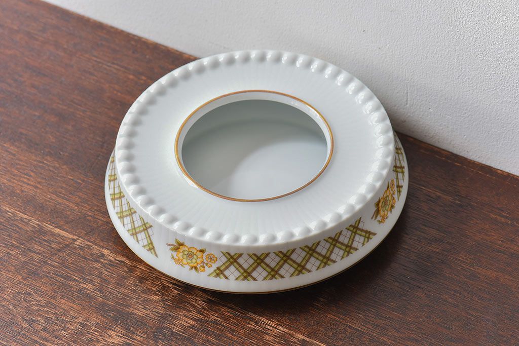 アンティーク雑貨　ノリタケ(日陶)優しい色合い レトロな雰囲気が漂う灰皿