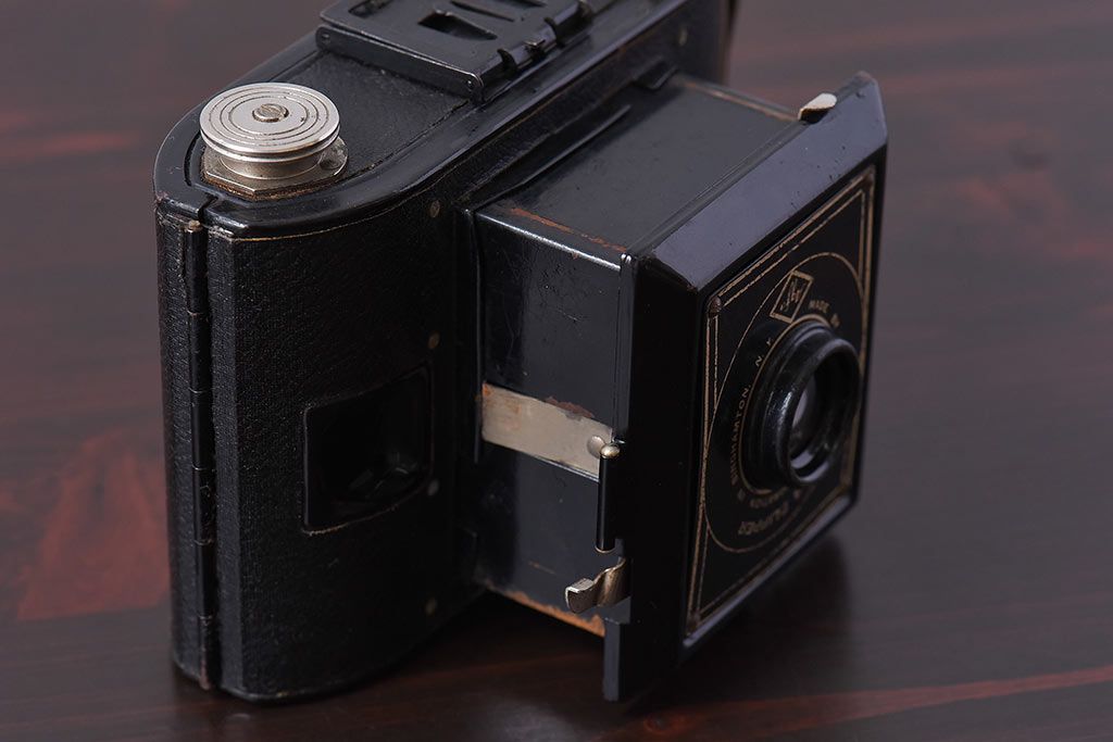 アンティーク雑貨　ビンテージ　Agfa ANSCO  PD16 CLIPPER(クリッパー)　蛇腹カメラ