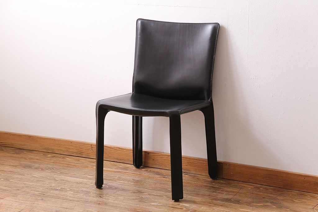 中古　Cassina(カッシーナ)　 CAB(キャブ) アームレスチェア (定価約17万円)(1)