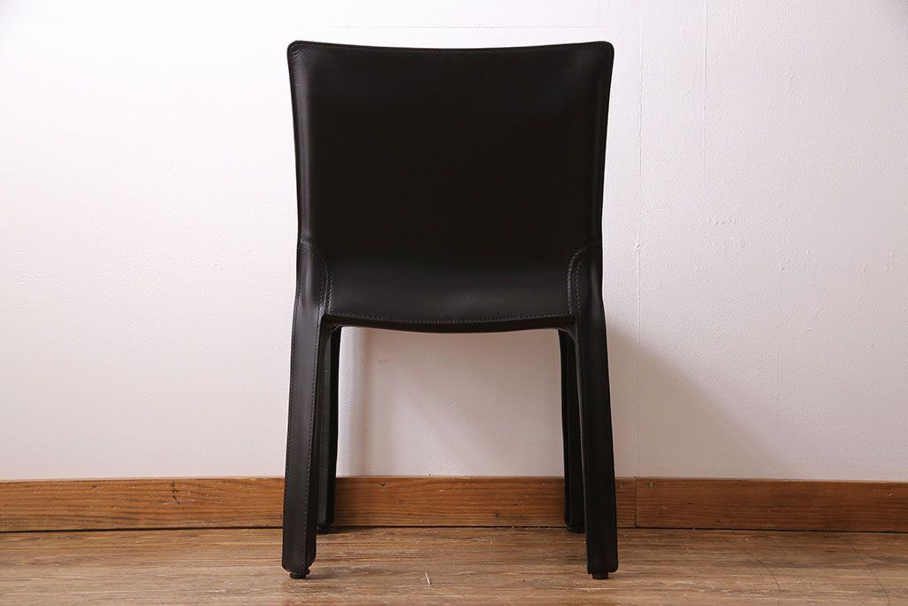 中古　Cassina(カッシーナ)　 CAB(キャブ) アームレスチェア (定価約17万円)(1)