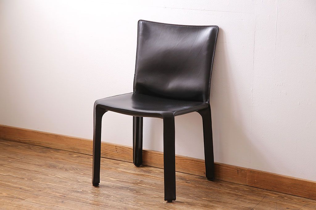 中古　Cassina(カッシーナ)　 CAB(キャブ) アームレスチェア (定価約17万円)(3)