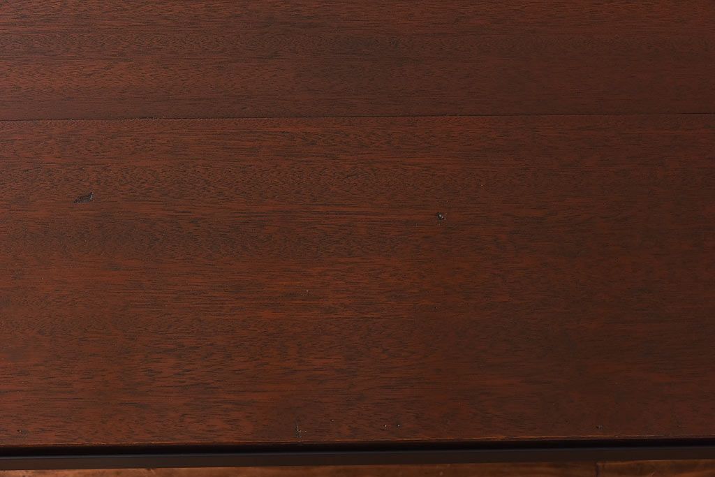 アンティーク家具　昭和中期　インダストリアルな鉄脚ダイニングテーブル(作業台)