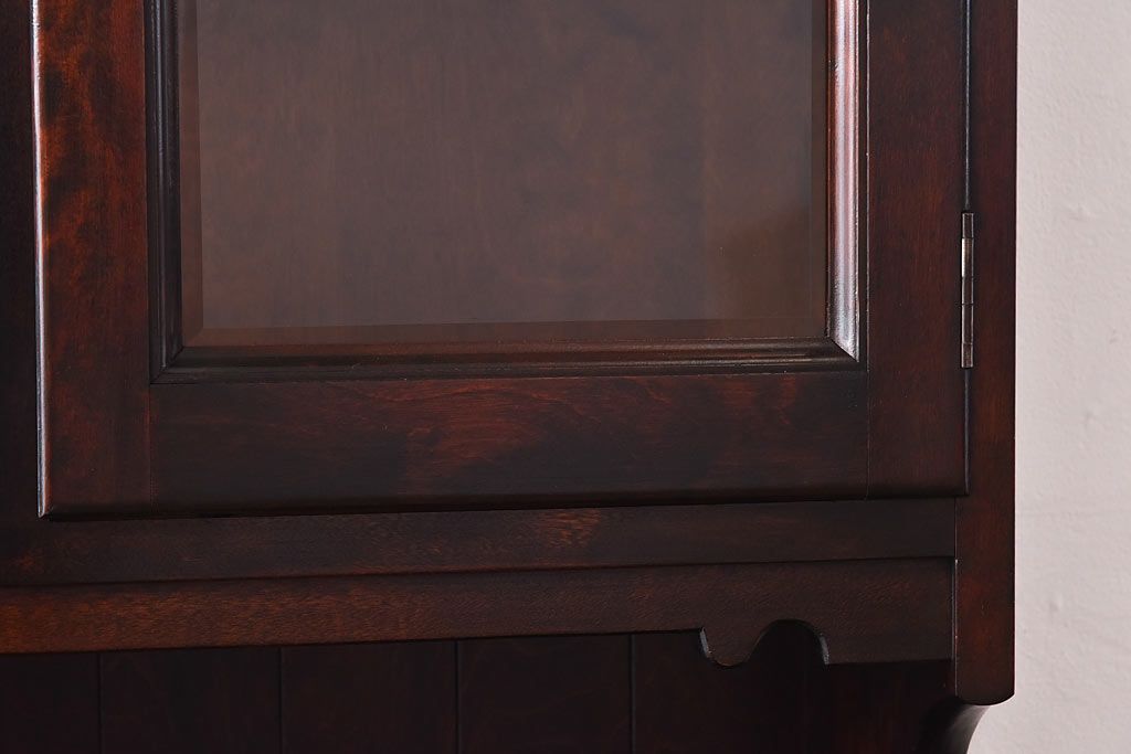 中古美品　松本民芸家具　C型食器棚(カップボード、飾り棚、収納棚、キャビネット)(定価約66万円)