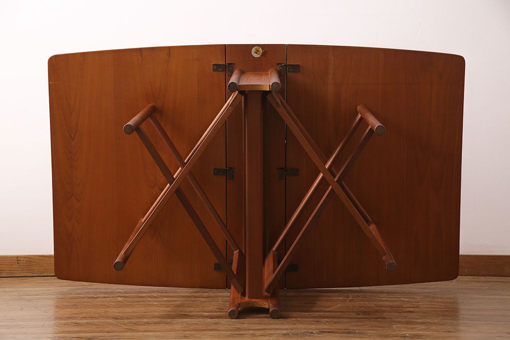 ヴィンテージ家具　北欧ビンテージ　McIntosh(マッキントッシュ)　チーク材　バタフライテーブル(ドロップリーフテーブル、ダイニングテーブル)
