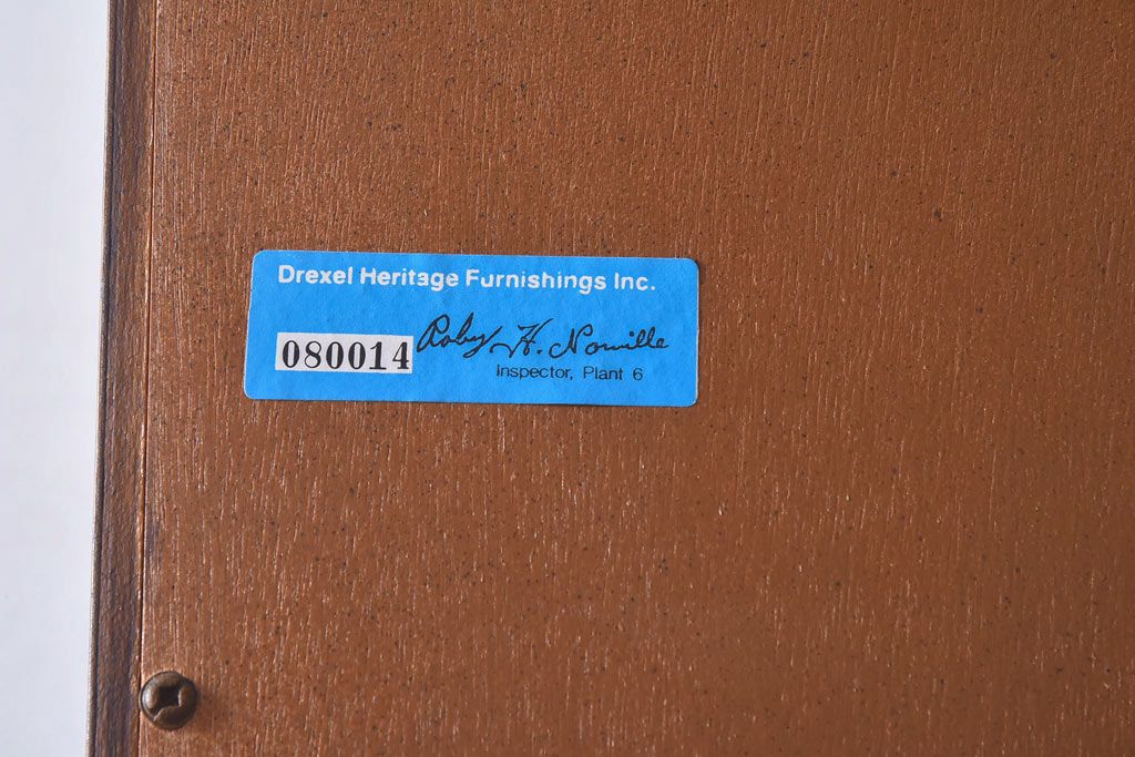 中古　DREXEL HERITAGE(ドレクセルヘリテイジ)　Grand Villa(グランドヴィラ)　Bar Wall Unit キャビネット(収納棚)(定価約69万円)(1)