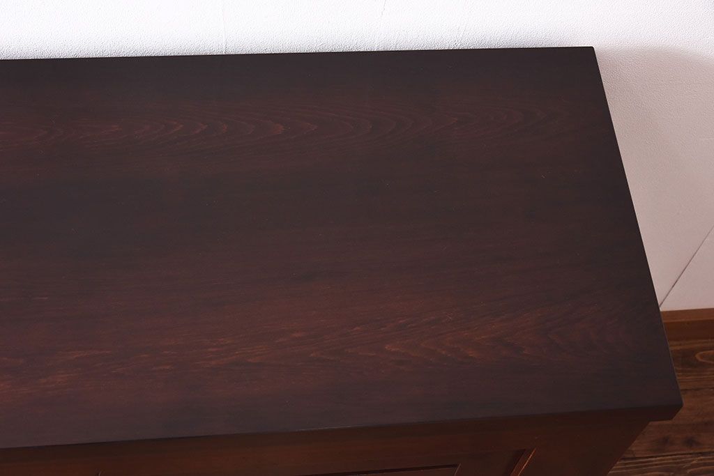 【A様ご成約分】和製アンティーク　リメイク　六尺　すっきりとした印象の収納箪笥サイドボード(水屋箪笥、和タンス、サイドチェスト)