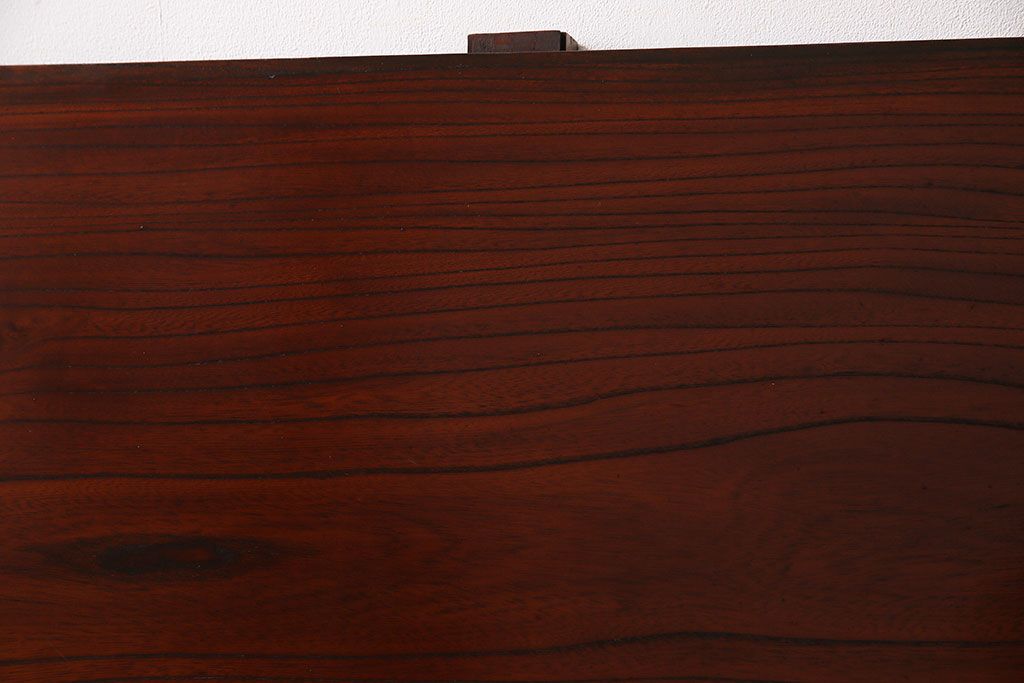 アンティーク家具　和製アンティーク　漆塗りが上質な和を演出するケヤキ一枚板(古材、材料)