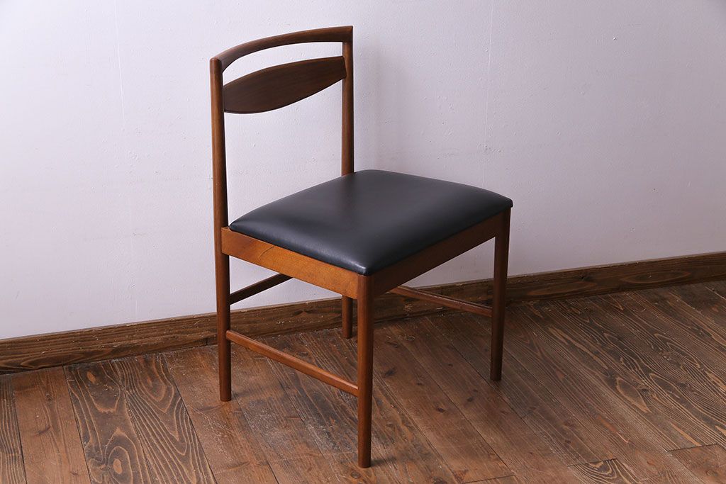 北欧ビンテージ家具　McIntosh(マッキントッシュ)No.9433　ミッドセンチュリーデザインのダイニングチェア(ワークチェア、椅子)