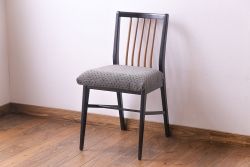中古　美品　松本民芸家具　ナラ材　漆塗り　落ち着いた和の空間を演出するラッシ座椅子2台セット(座イス、座いす、2脚)(R-064181)