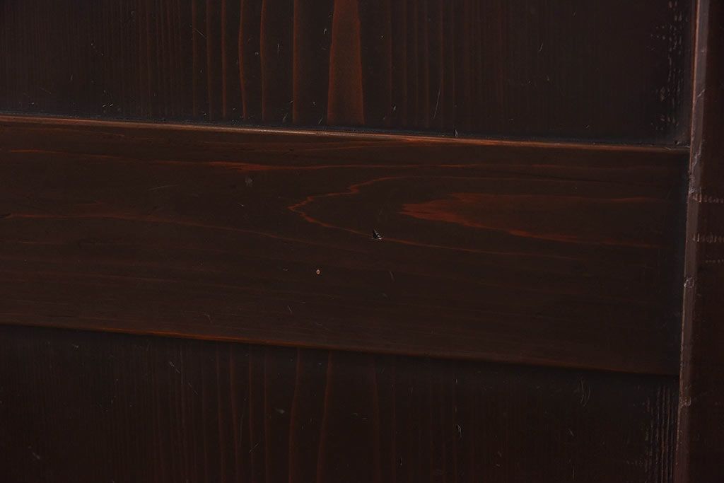 和製アンティーク　燻された風合いが魅力の帯戸(板戸、建具)4枚セット