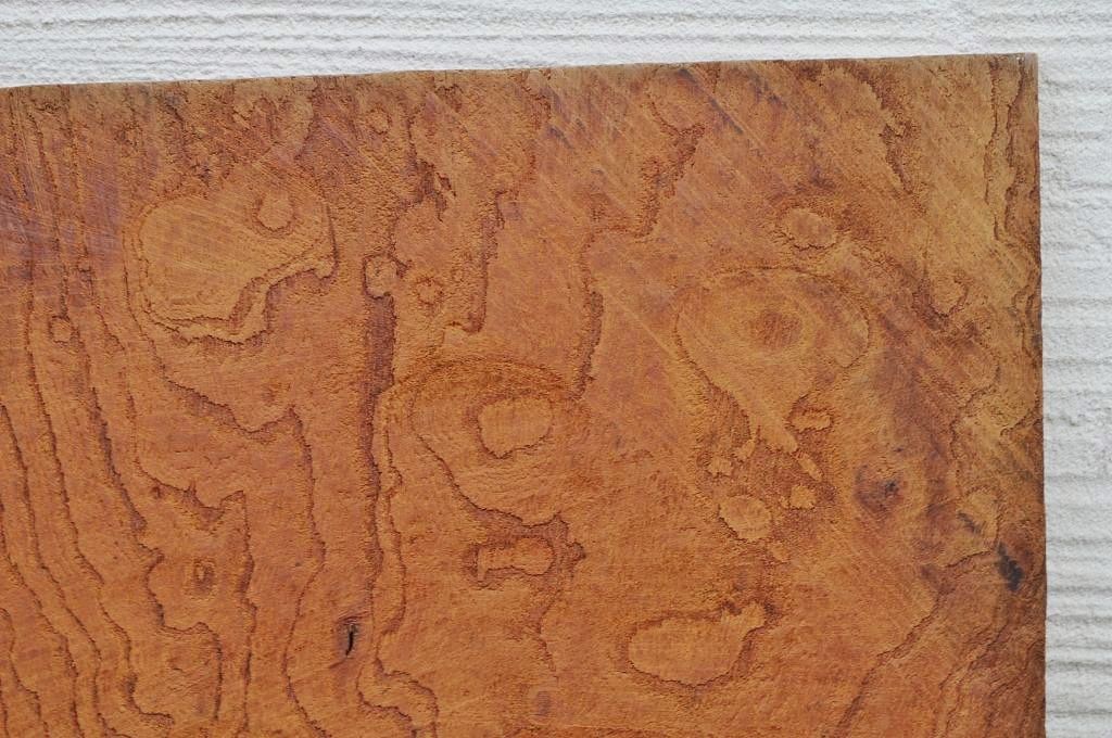 古い欅材の玉杢8枚セット2