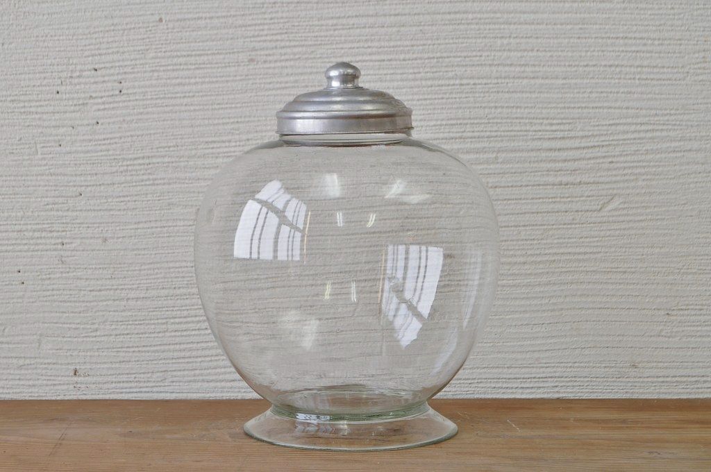 アンティーク雑貨　古い地球瓶(ガラスビン)2