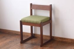 アンティーク家具　フランスアンティーク　マホガニー材　アールデコ様式のお洒落なチェア(椅子)(R-045992)