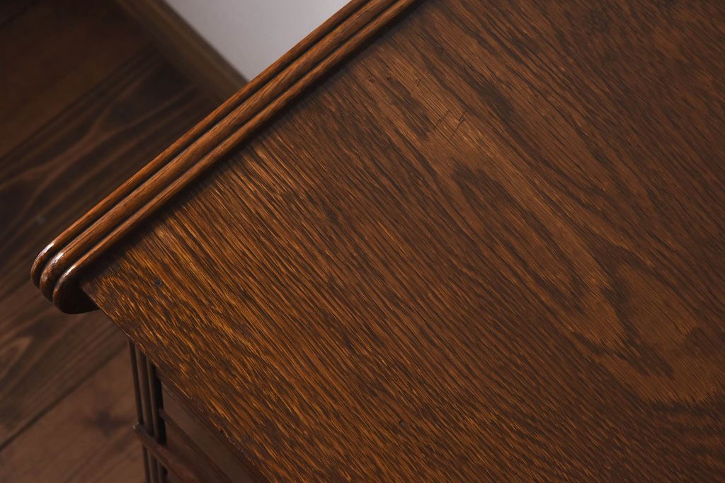 アンティーク家具　イギリスアンティーク　オーク材　作りの良い最高級スタッキングチェスト(引き出し)(R-030372)