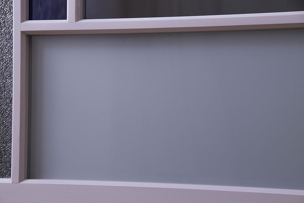 ペイント建具　色ガラス　淡いカラーに色ガラスが映えるガラス戸4枚セット(引き戸、建具)(R-030419)