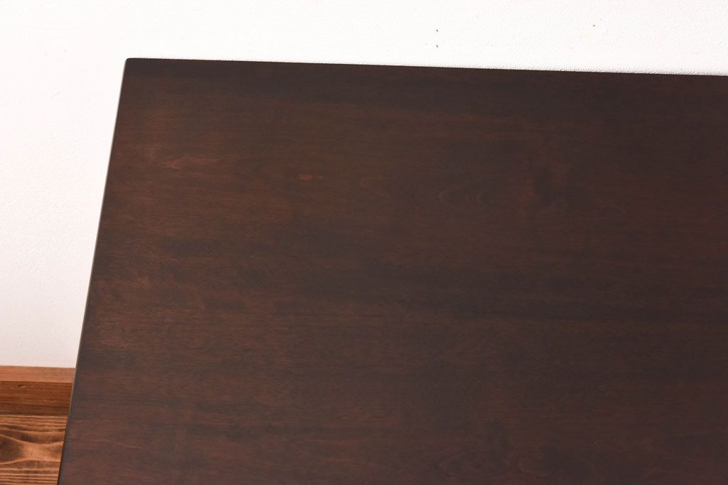 中古　松本民芸家具　クラシカルな雰囲気のA型食卓(ダイニングテーブル)(定価約18万9千円)