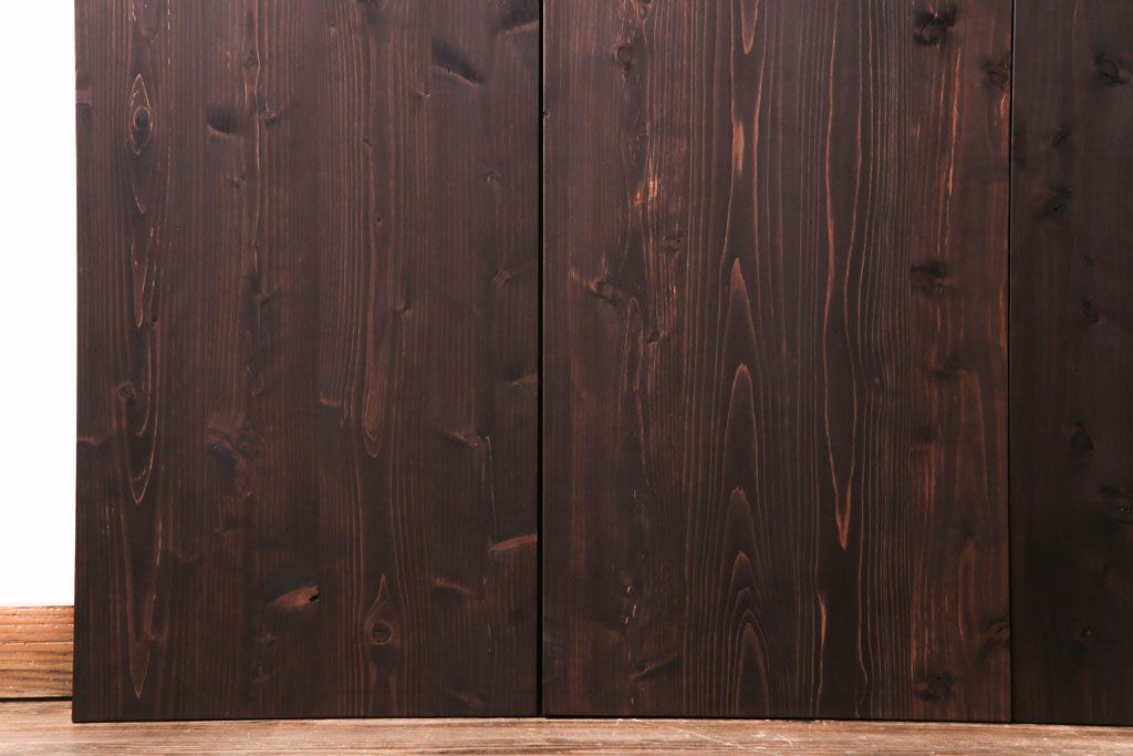 ラフジュ工房オリジナル ヴィンテージスタイルにおすすめな薄型アイアンラック【大】・奥行325(陳列棚、飾り棚、店舗什器、ビンテージ)(1)