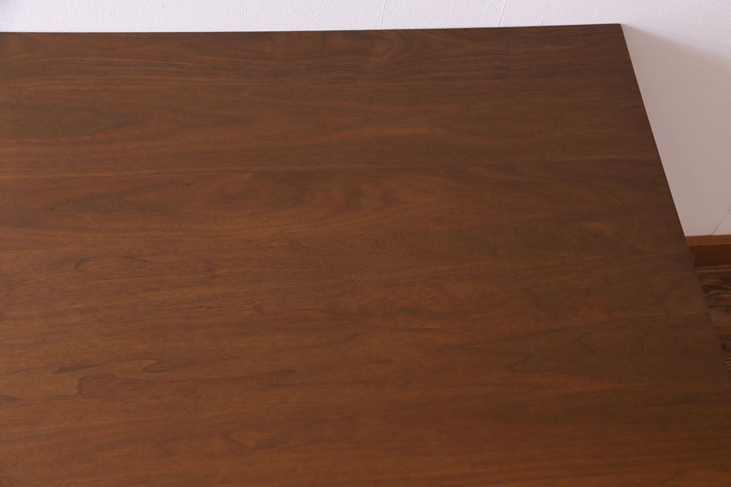 中古　アカセ木工　MASTERWAL　ウォールナット材　WILDWOOD　ダイニングテーブル(鉄脚テーブル)(定価約18万5千円)