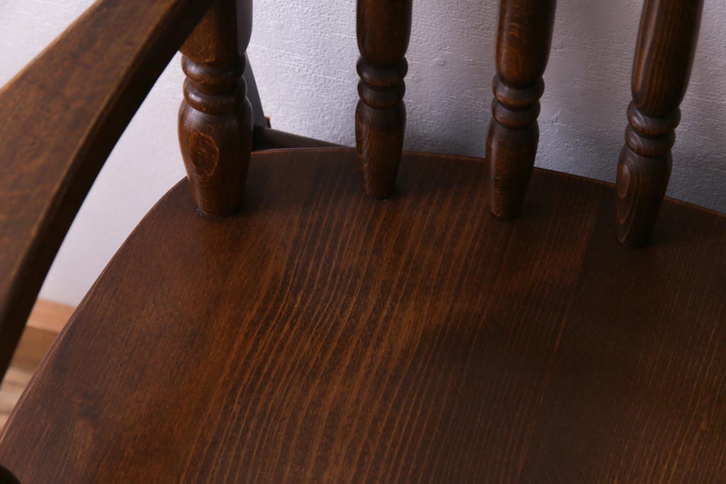 ヴィンテージ家具　ビンテージ　柏木工　品のある佇まいが魅力の作業台付きチャイルドチェア(子供椅子)