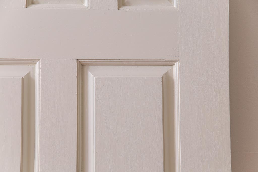 ペイント建具　花梨無垢材　シックなデザインのアンティークドア(扉、カリン)