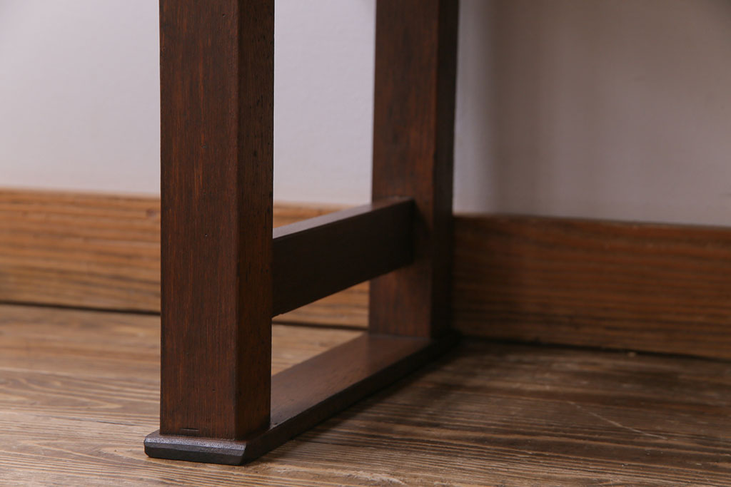 レトロ家具　昭和レトロ　飾り台にもおすすめな幅広のローデスク(ローテーブル)(1)