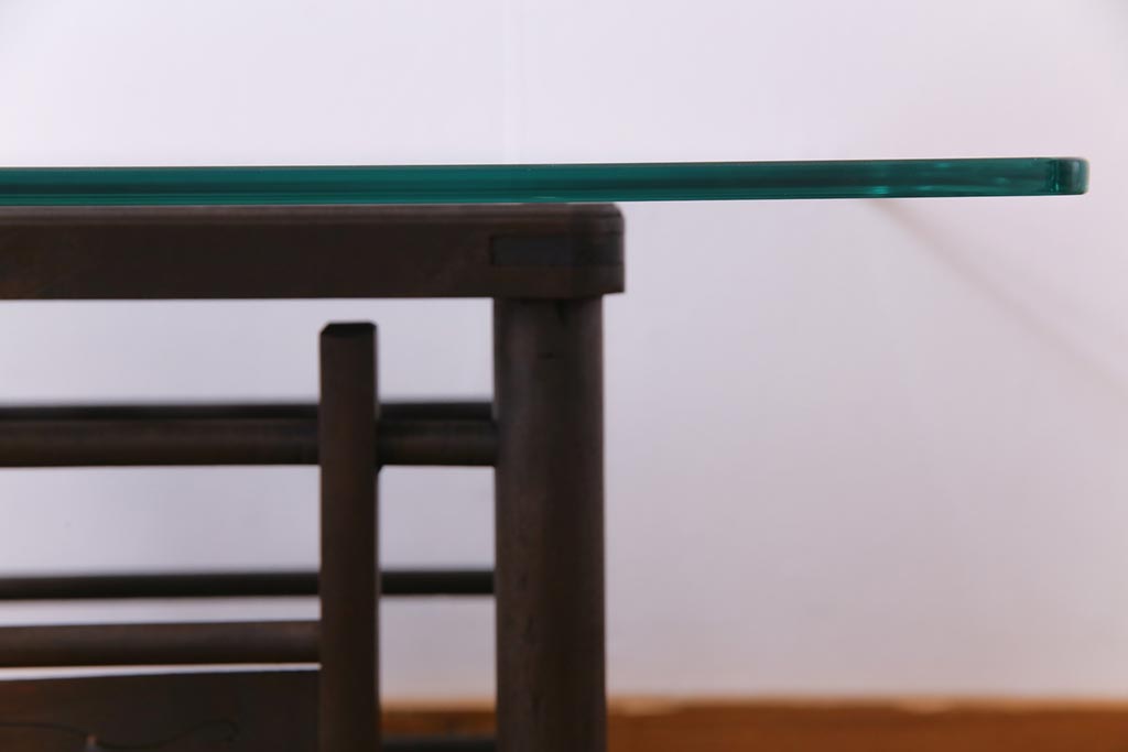 アンティーク家具　和製アンティーク　こたつやぐらを活かしたセンターテーブル(リビングテーブル、座卓)