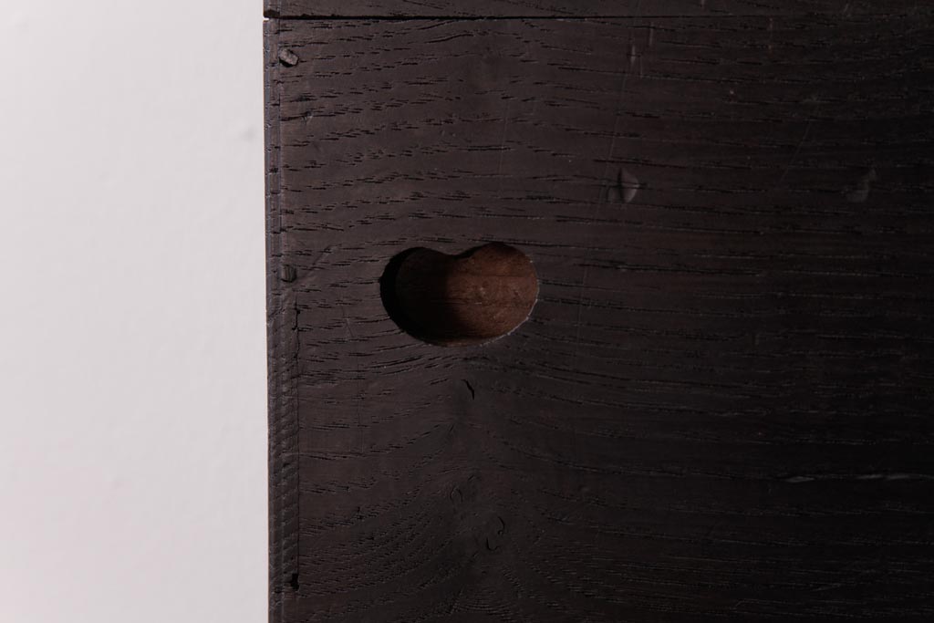 アンティーク雑貨　昭和レトロ　桑材　柔らかな風合いが特徴的な裁縫箱(小物収納、小引き出し)
