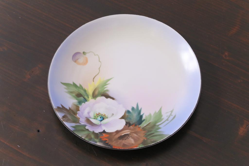 オールドノリタケ(Noritake、則武)　上品な雰囲気漂う飾皿(絵皿、平皿、洋食器)