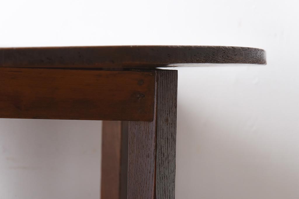レトロ家具　昭和初期　栓材　レトロな雰囲気が味わい深いコーヒーテーブル(サイドテーブル)