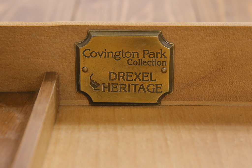 中古　DREXEL HERITAGE(ドレクセルヘリテイジ)　Covington Park Collection　デスク(テーブル、机、在宅ワーク、在宅用)(定価約90万円)