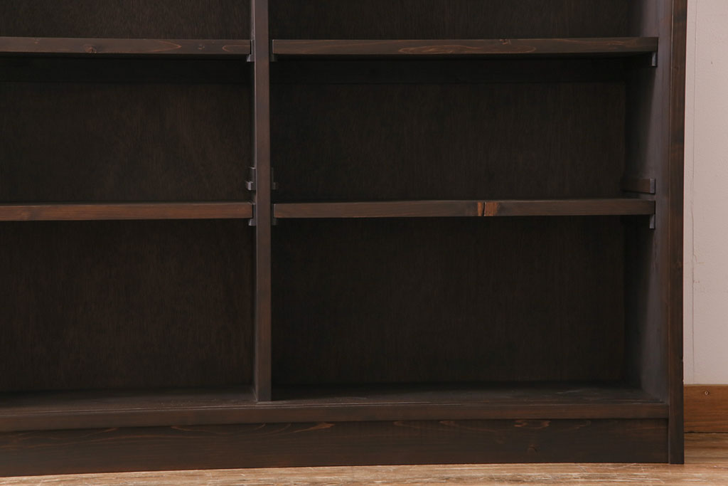 ラフジュ工房オリジナル　アンティーク建具を利用した大正ロマン香る収納棚(キャビネット、戸棚)(1)